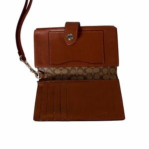 Coach Tan Leather Women's Wallet